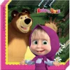 20 Serviettes en papier - Masha et Michka