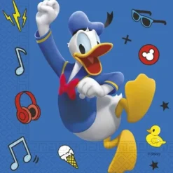 20 Serviettes en Papier - Mickey Play