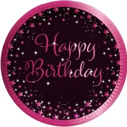16 serviettes en papier pour anniversaire - 33 x 33 cm - Collection Starlight - Âge au choix