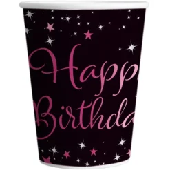 16 serviettes en papier pour anniversaire - 33 x 33 cm - Collection Starlight - Âge au choix