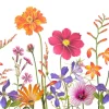 20 serviettes en papier - 33 x 33 cm - Atelier "Jardin Botanic"