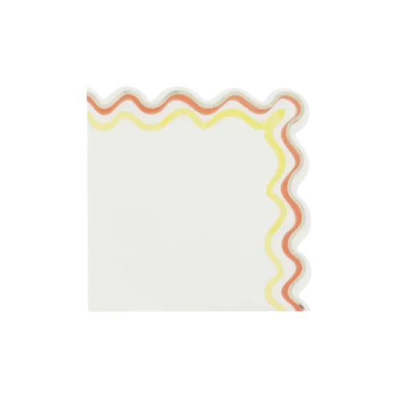 16 serviettes en papier - 33 x 33 cm - Collection Fizz Agrume