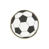 16 Serviettes - Football - Noir, Blanc et Or