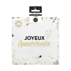 10 serviettes "Joyeux Anniversaire" en papier - 33 x 33 cm - Collection Happy Party