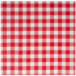 40 serviettes à motifs vichy en ouate micro-gaufrée 2 plis FSC® - 38 x 40 cm