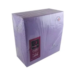 100 Serviettes Ouate de Cellulose Parme