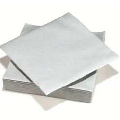 25 Serviettes Voie Sèche - Argent