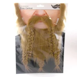 Set barbe et moustache "Viking" - Blond
