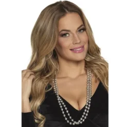 Set 2 Colliers de Perles Argent