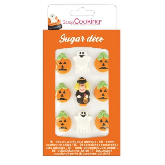 Set de 9 décors sucrés spécial Halloween