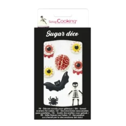 Set de 8 décors sucrés spécial Horreur