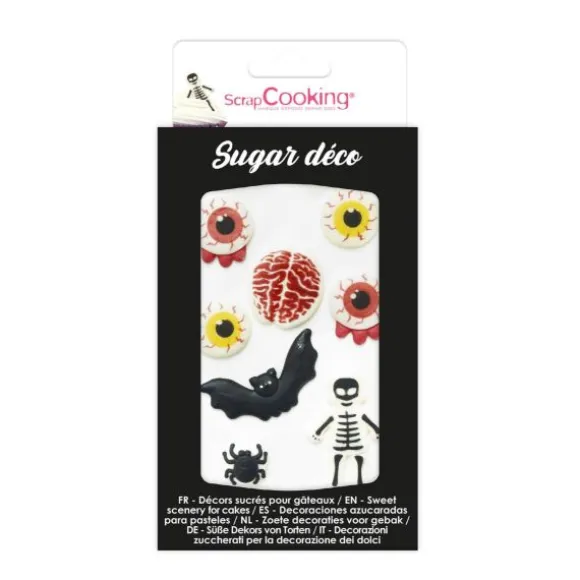 Set de 8 décors sucrés spécial Horreur