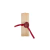 Set de 8 invitations parchemin - Collection Chevalier Bordeaux