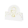 Set de 6 marques place calice pour communion