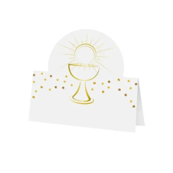 Set de 6 marques place calice pour communion