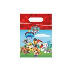 Set de 6 sacs cadeaux - Paw Patrol, la Pat'Patrouille