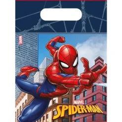 Set de 6 sacs cadeaux - Spiderman Crime Fighter