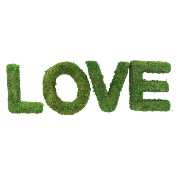 Set 4 lettres "Love" mousse 20 cm