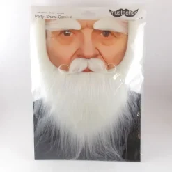 Set moustache / barbe / sourcils - Blanc