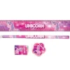 Set 4 Pièces - Papeterie Licorne Rose