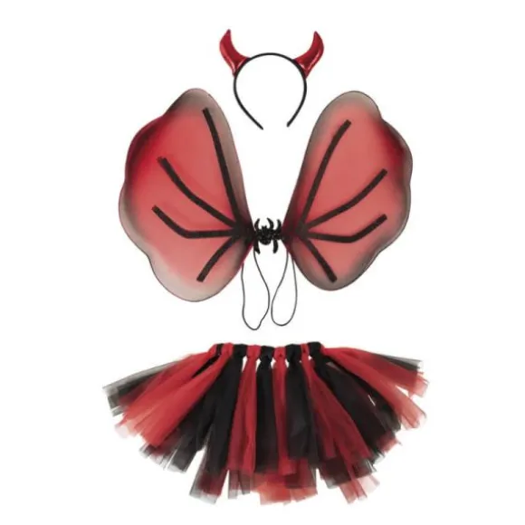 Set Tutu Ailes et Serre Tête - Diable