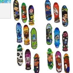 Skateboard à rétro-friction - 9,5 cm - Modèle Aléatoire