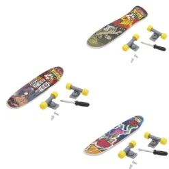 Skateboard à rétro-friction - 10 x 2,5 x 0,5 cm - Modèle Aléatoire