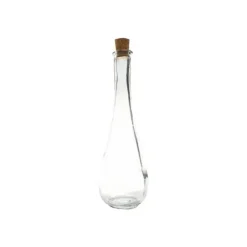 Soliflore en verre - Forme goutte - 18 cm