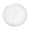 Sous-assiette transparente en plastique - Diamètre 33 cm