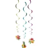 3 Spirales en suspensions " Hawaï Paradise"