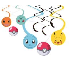 6 spirales à suspendre - Pokémon™