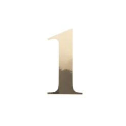 Sticker en forme de chiffre - 15 cm - Rose Gold - Chiffre au choix