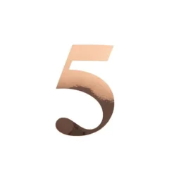 Sticker en forme de chiffre - 15 cm - Rose Gold - Chiffre au choix