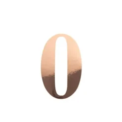 Sticker en forme de chiffre - 15 cm - Rose Gold - Chiffre au choix
