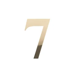 Sticker en forme de chiffre - 15 cm - Rose Gold - Chiffre au choix
