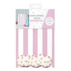 24 stickers dorés avec effet de cachet de cire - 3,5 cm