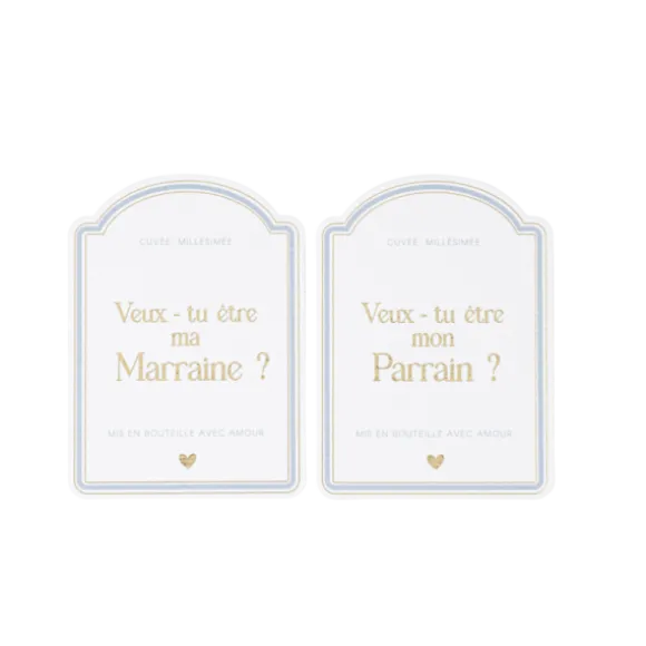 24 stickers dorés avec effet de cachet de cire - 3,5 cm