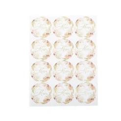 24 Stickers Merci - Collection Coachella