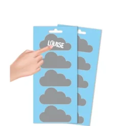 10 Stickers pour gobelets Personnalisables - Modèle au Choix