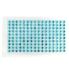 Strass Autocollants Turquoise - 160 Pièces