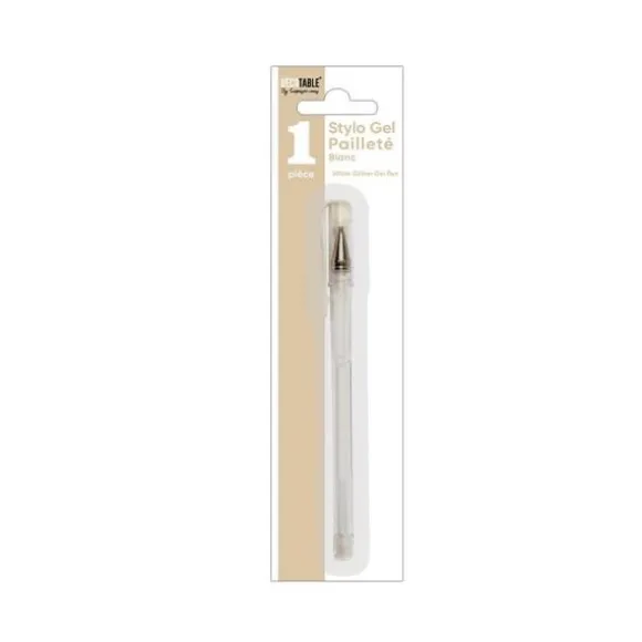 Stylo Gel à paillettes - Couleur au Choix