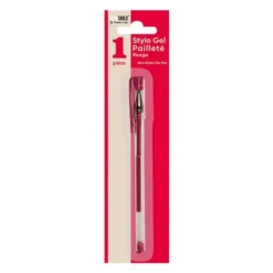 Stylo Gel à paillettes - Couleur au Choix
