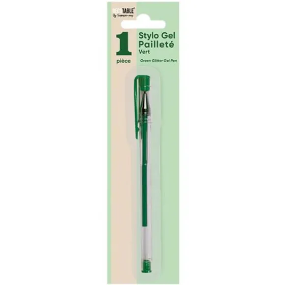 Stylo Gel à paillettes - Couleur au Choix