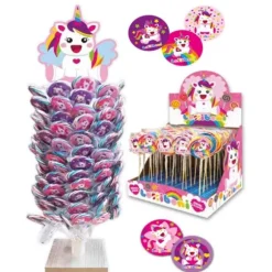 Sucette avec sticker holographique - Licorne - Lolliboni - 30 g