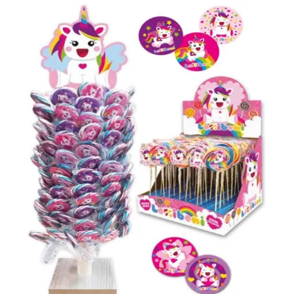 Sucette avec sticker holographique - Licorne - Lolliboni - 30 g