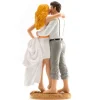 Sujets mariés à plage - 16cm