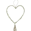 Suspension coeur naturel - 30x77cm