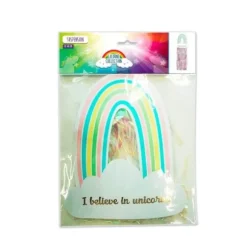 Suspension Licorne "I believe in unicorns" - Irisée