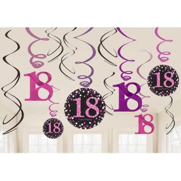 12 Suspensions 18 Ans - Rose / Noir