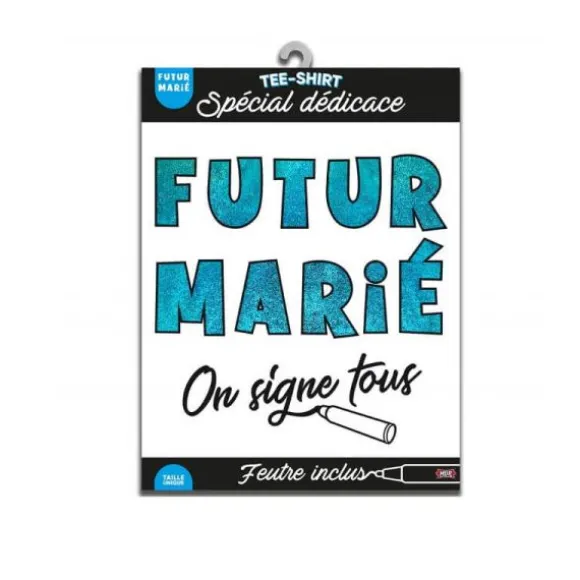 Tee-shirt à dédicacer " Futur Marié "